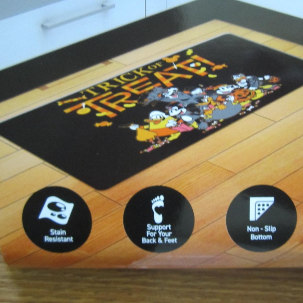 Disney Mickey Minnie Trick or Treat Halloween Anti Fatigue Kitchen Floor Mat - Picture 3 of 3